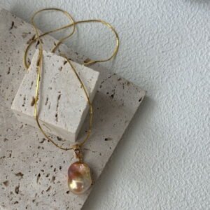 ViviVPearl 715 Multicolour Baroque Pearl Necklace